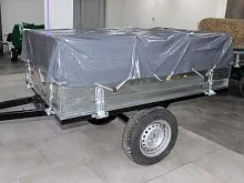Прицеп самоопрокидывающийся  г/п-1.0т с тентом