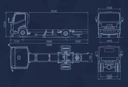 Рефрижератор JAC N 56